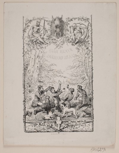 O brinde de todos os bravos caçadores de Johan Adolph Kittendorff