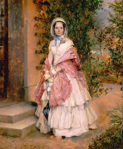 Clara Ilgner (que mais tarde se tornaria a Sra. Schmidt von Knobelsdorff) de Adolph Menzel