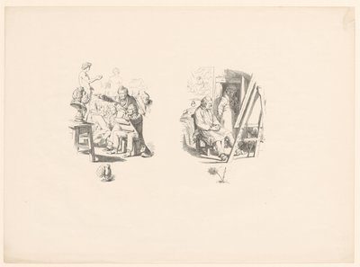 Artista em formação de Adolph Menzel