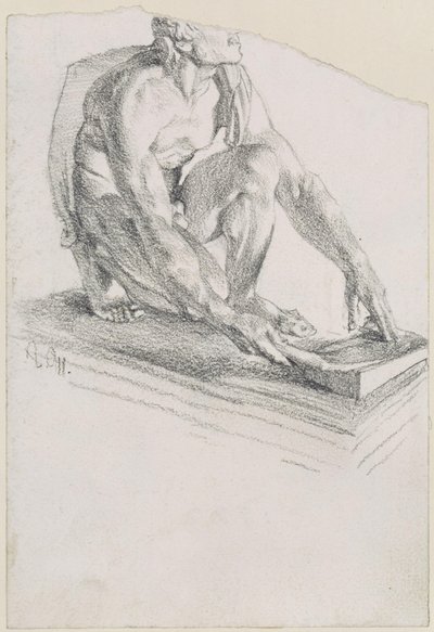 O Cita a afiar a lâmina (réplica do original exposto na Galeria Uffizi, em Florença) de Adolph Menzel