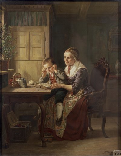O Querido da Avó de Adolph Tidemand