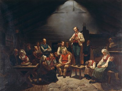 Haugianer de Adolph Tidemand