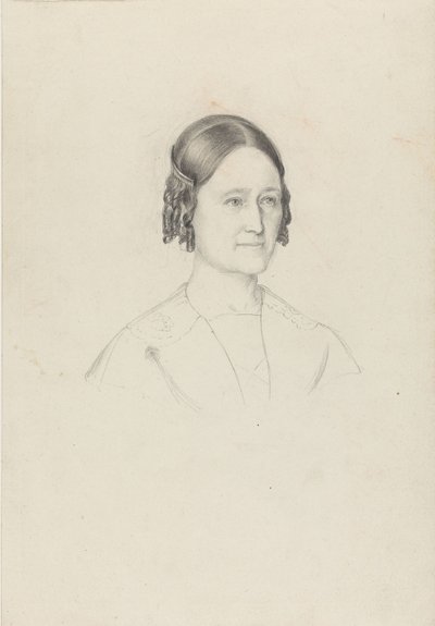 A esposa do artista, Johanne Tidemand de Adolph Tidemand