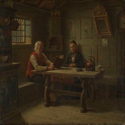 A solidão na velhice de Adolph Tidemand
