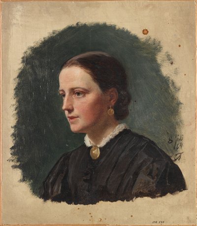 Retrato da Sra. Duus de Adolph Tidemand