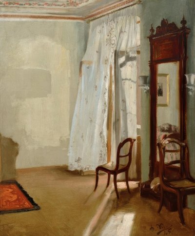 A sala da varanda de Adolph Menzel
