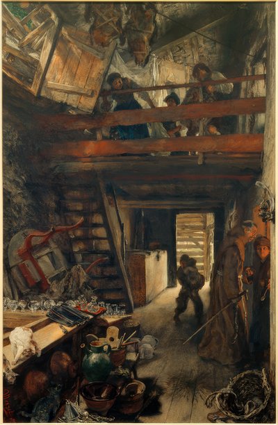 Cozinha em Hofgastein de Adolph Menzel