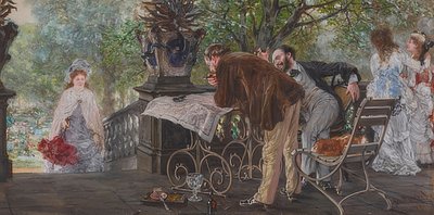 Planos de viagem. 1875 de Adolph Menzel