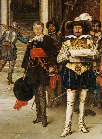 Mosqueteiros do rei de Adolphe Alexandre Lesrel