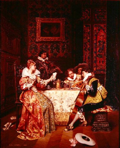 A Festa da Música de Adolphe Alexandre Lesrel