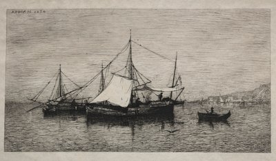 Barcos de Cabotagem (Costa da Itália) de Adolphe Appian