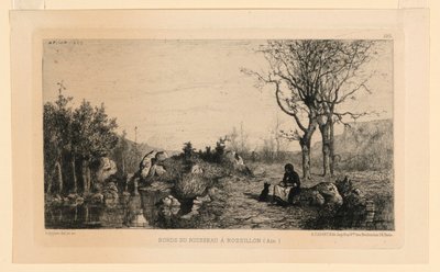 Bancos do Ruisseau em Rossillon de Adolphe Appian