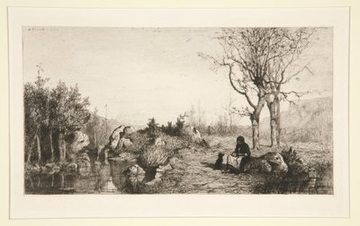 Margens do córrego em Rossilon (Ain) de Adolphe Appian