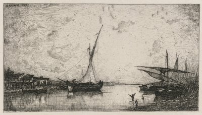 Canal em Martigues de Adolphe Appian