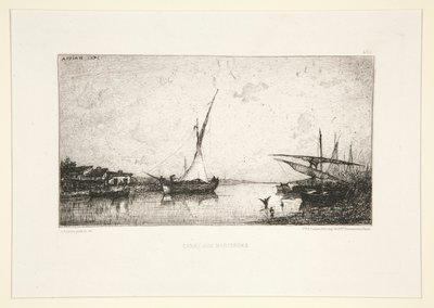Canal em Martigues de Adolphe Appian