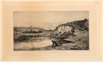 Uma Rocha nas Comunas de Rix (Ain) de Adolphe Appian