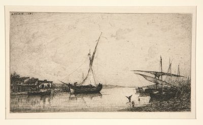 uma. Duas pontes b. Barco de pesca de Adolphe Appian