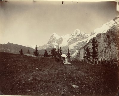 Paisagem, Suíça de Adolphe Braun