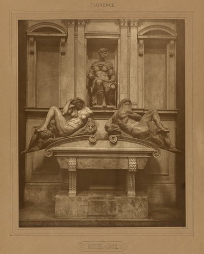 [Túmulo dos Medici de Miguel Ângelo, Florença] de Adolphe Braun