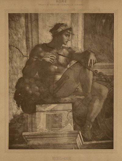 Roma - Palácio do Vaticano, Capela Sistina, Miguel Ângelo de Adolphe Braun