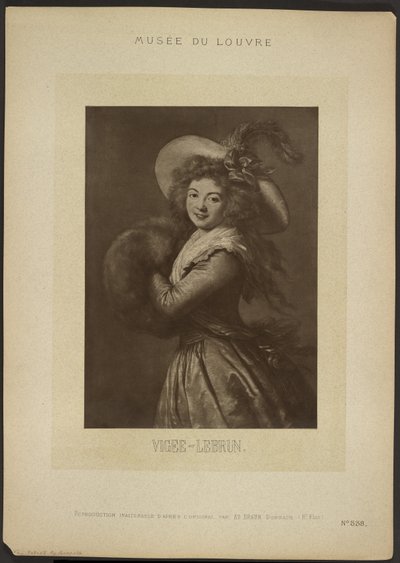 [Autorretrato de Vigee-Lebrun, Museu do Louvre] de Adolphe Braun