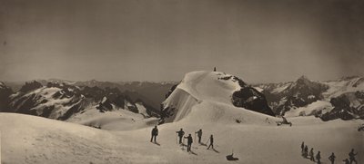 Cume do Monte Titlis, Suíça, 1866 (foto) de Adolphe Braun