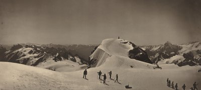 Cimeira de Mont Titlis, Suíça, 1866. de Adolphe Braun