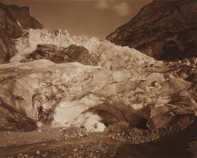 Suíça. Grindelwald, Geleira Superior, Fonte do Lutschine de Adolphe Braun