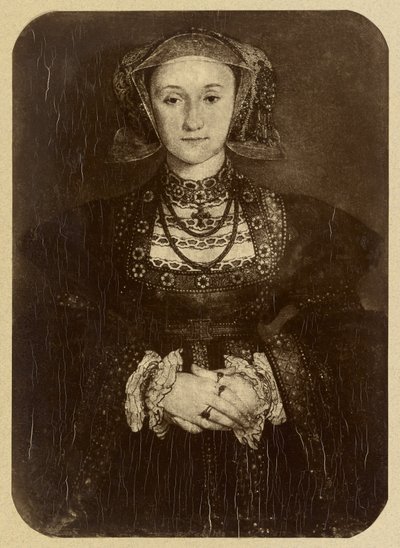 [«A Esposa de Henrique VIII», de Hans Holbein, Museu do Louvre] de Adolphe Braun