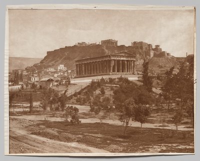Vista da Acrópole de Adolphe Braun and Co.