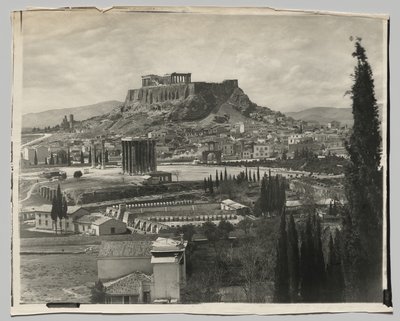 Vista da Acrópole de Adolphe Braun and Co.