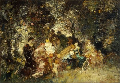 Fete Champetre de Adolphe Joseph Thomas Monticelli