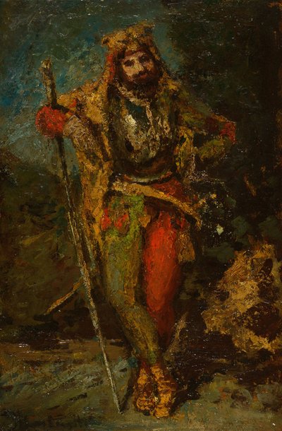 Mefisto da Ópera Fausto de Adolphe Joseph Thomas Monticelli