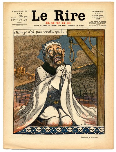 Capa de "The Red Laughter", Satirical in Colors de Adolphe Leon Willette