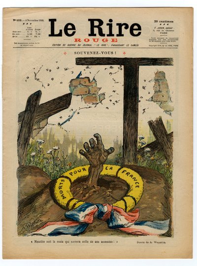 Capa de "The Red Laughter", Satirical in Colors de Adolphe Leon Willette
