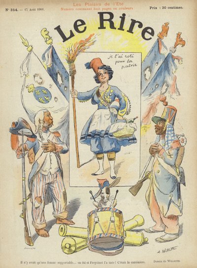 Ilustração para o riso de Adolphe Leon Willette