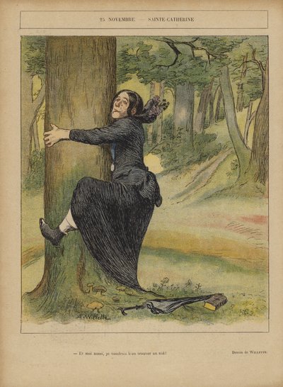 Ilustração para o riso de Adolphe Leon Willette