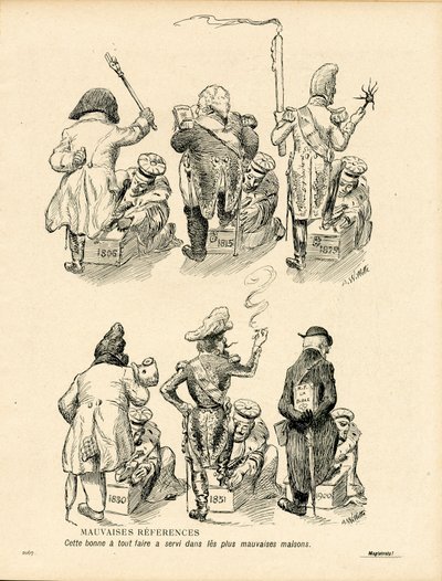 A Placa de Manteiga, número 123, Satirical in Colour de Adolphe Leon Willette