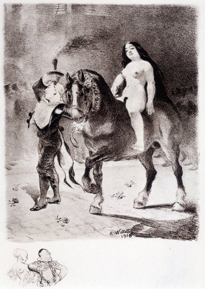 Orgulho - Desenho de Willette de Adolphe Leon Willette