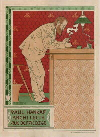 Paul Hankar, arquiteto de Adolphe Louis Charles Crespin