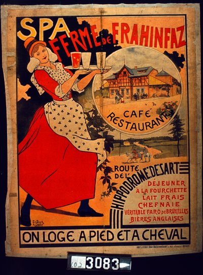 Spa - Fazenda Frahinfaz, 1896 de Adolphe Louis Charles Crespin