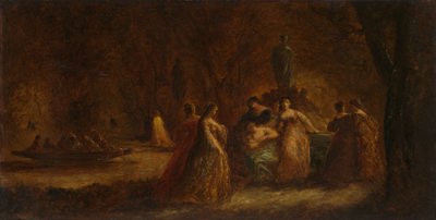 A Woodland Fête, c. 1853-1857 ou c. 1862 de Adolphe Joseph Thomas Monticelli