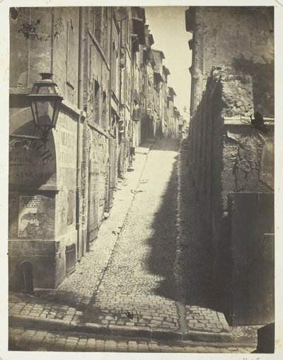 Rue des Grands Carmes, vista da Rue Ste. Marthe de Adolphe Terris