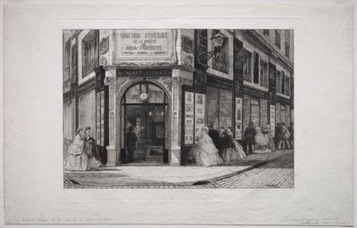 Sede da Société des Aquafortistes, 1864. de Adolphe Théodore Jules Martial Potémont