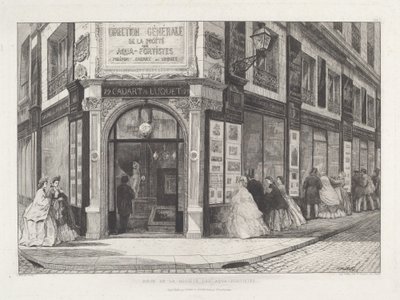 Sede da Sociedade de Aquafortistas de Adolphe Théodore Jules Martial Potémont