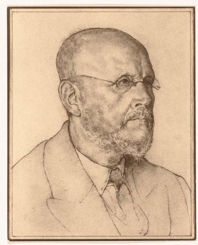 Fotoreprodução de um retrato de um homem por Han van der Kop de Adriaan Bijl