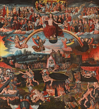O Juízo Final, 1526. de Adriaan Moreels and Pieter Van Boven
