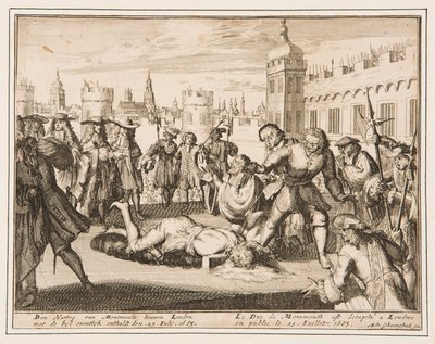 A execução do duque de Monmouth de Adriaan Schoonebeek