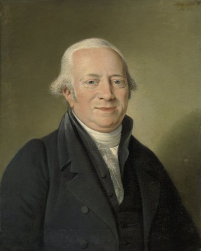 Cornelis Sebille Roos (1754-1820), negociante de arte de Amsterdã e guardião da Nationale Konst-Gallery em Huis ten Bosch, Haia de Adriaan de Lelie