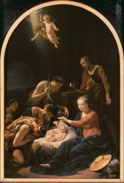 Adoração dos pastores, 1703 de Adriaan van der Werff